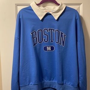 ROMWE Medium Blue Long sleeve